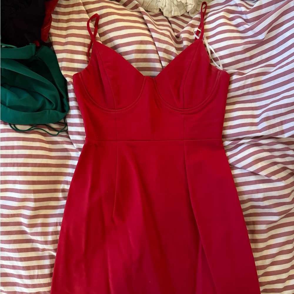 Red Princess Polly Dress